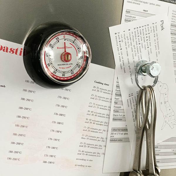 ダルトン キッチンタイマー マグネット ブラック DULTON KITCHEN TIMER 100 189BK 電池不要 dlt-40