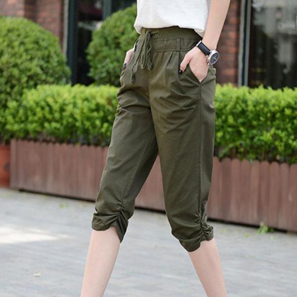 テーパードパンツ パンツ レディース ボトムス レディースズボン7分丈カジュアル ゆったりクロップドパンツチノパンツ スウェットパンツ サルエル