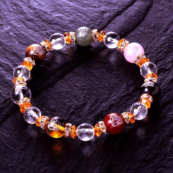 5のつく日】パワーストーン ブレスレット 天然石 ローズクォーツ