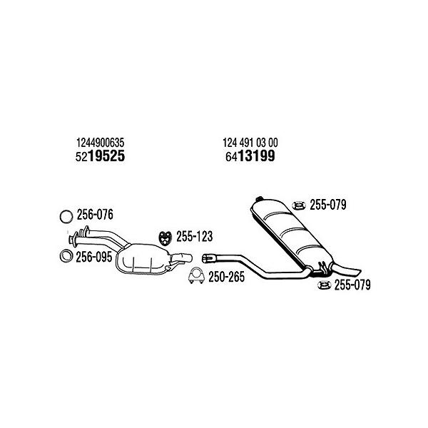 ARM BENZ xc ENX W124S 220TE/E220 }t[p[c ݂S 1 255-079