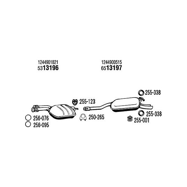 ARM BENZ xc ENX W124Z_ 260E/300E(12V)p }t[p[c ݂S 1 255-123