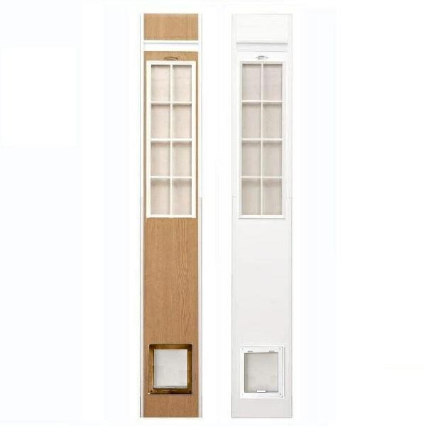 サッシにはめ込むだけで簡単に設置できる、工事不要のペットドア。工事不要なので必要が無くなった場合簡単に取り外せます。防犯鍵（サッシシマリ）付きですので安心して取り付けられます。サッシ用ペットドア/簡単設置/工事不要/キャットドア/猫ドア/ね...