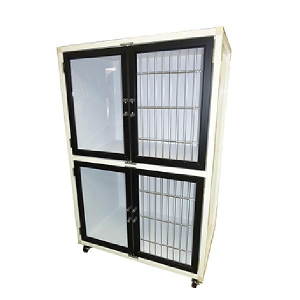 ペットホテル二段マンション HWB−800G−2 ブラック扉