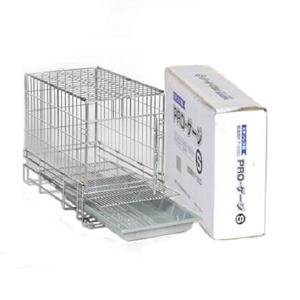 小型犬用ケージＰＲＯスチールケージ短面扉310mm×500mm×H395mm PROステンレスケージS−SSD 短面扉310mm×500mm×H395mm