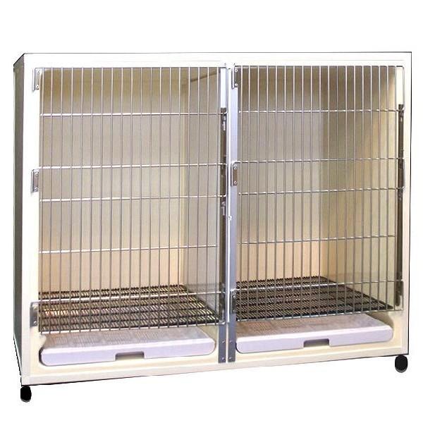 グラスファイバー製 システムハイム 1L 脱着式間仕切付 : ペット用品