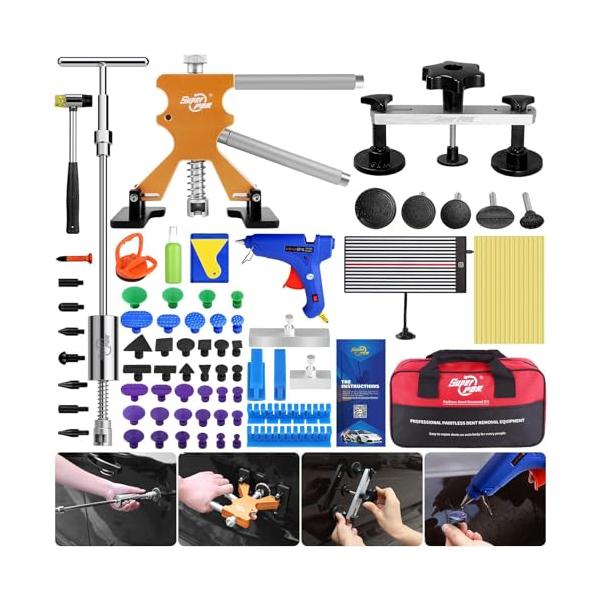 デントリペアとはデントリペアは「従来の塗装を生かしたままヘコミを修理する」という最新技術の修理方法です。特殊な専用工具で押し出して直す技術で、ヘコミを短時間で修復できます。飛び石や雹害を受けたボディを修復するのに適したデントリペアは、小さな...