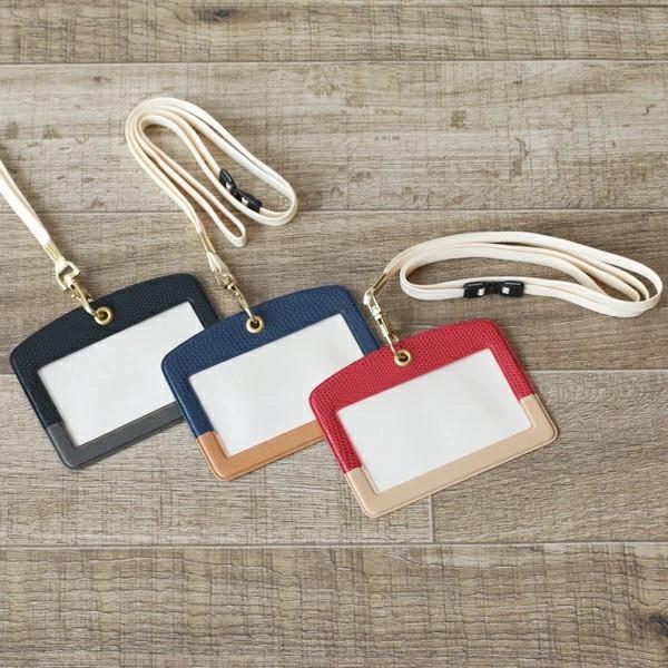 Idホルダー トロワ ブラック レッド ネイビー ネックストラップ Idカードホルダー パスケース 定期入れ 社員証 おしゃれ 大人 かわいい 可愛い Trid02 Affabile 通販 Yahoo ショッピング