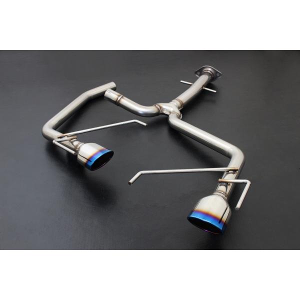 スリーキャッツ GRX135 130マークX 4WD チタン風110Φオーバル 直管