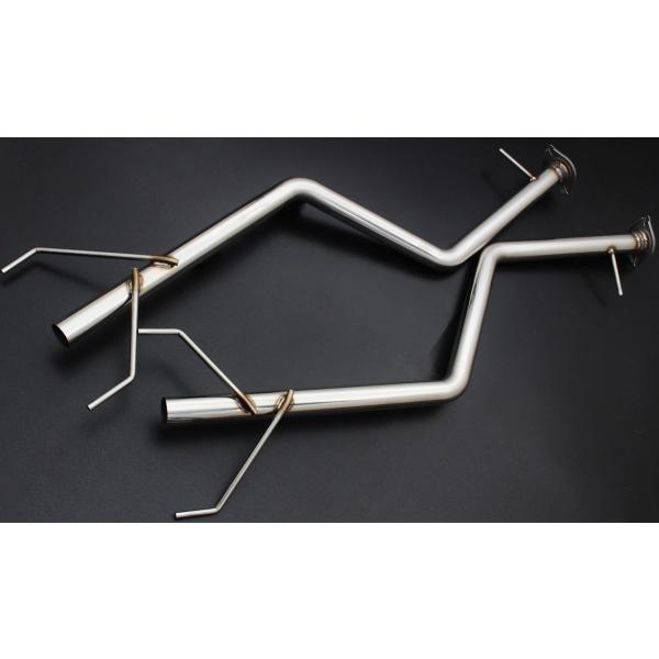 スリーキャッツ UVF46 LS600hL ストレート マフラー 底上げ設計