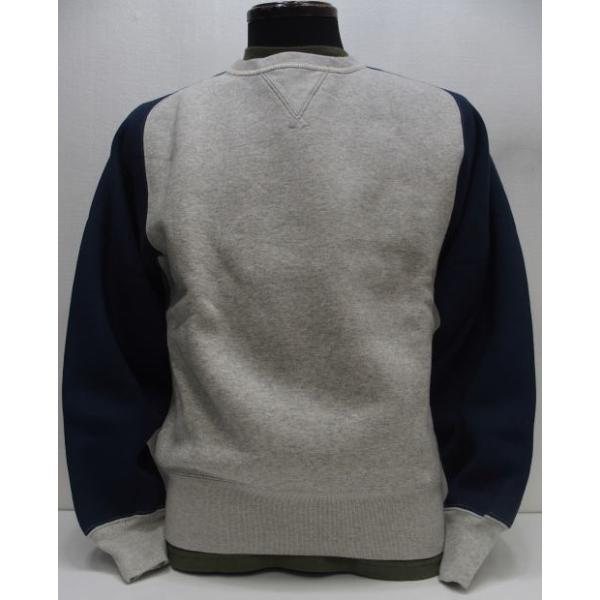 JELADO（ジェラード） [Champs Sweat Shirt 2-Tone/Salt＆Pepper×Navy
