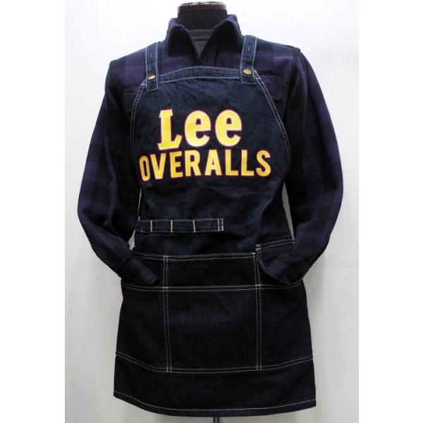 ●Lee Work Line Collection [Work Line Overall Apron]★2022 Collection★「Lee」の代表的なアイテム、オーバーオールをモチーフに作られたワークエプロン。Leeらしいデザインに、...