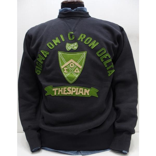 ●WAREHOUSE [Lot.403 SET-IN SLEEVE SWEAT/SIGMA OMICRON DELTA]★2025 Collection★20年以上仕様を変更していない定番の吊り編みスウェットです。二本ステッチの間から粗めの...