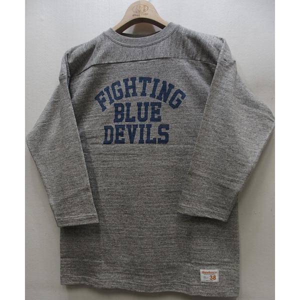WAREHOUSE（ウエアハウス） [Lot.4063 3/4 Sleeve Football Tee/BLUE