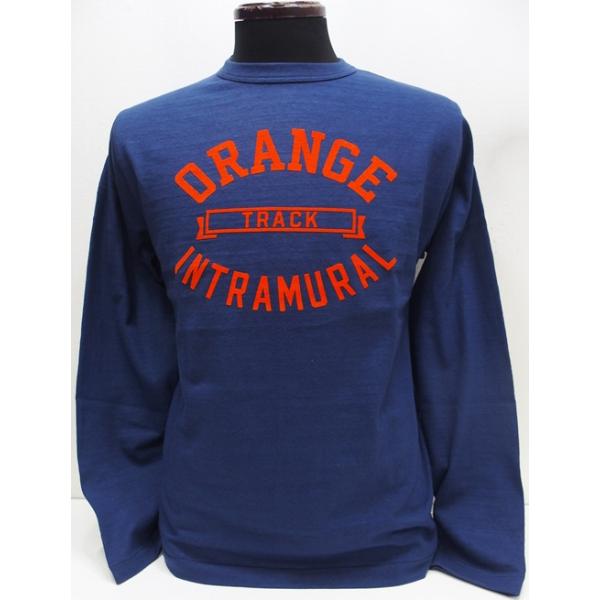 T*6様 ウエアハウス☆5906☆LARGE WAREHOUSE（ウエアハウス） [Lot.5906 Long Sleeves Tee/ORANGE-Navy