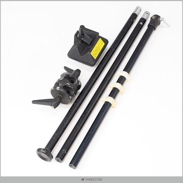 価格変更しました！ Manfrotto 024B ２セット クランプ付 Manfrotto ライトブーム Black 重り付セット（スタンド別） 024B