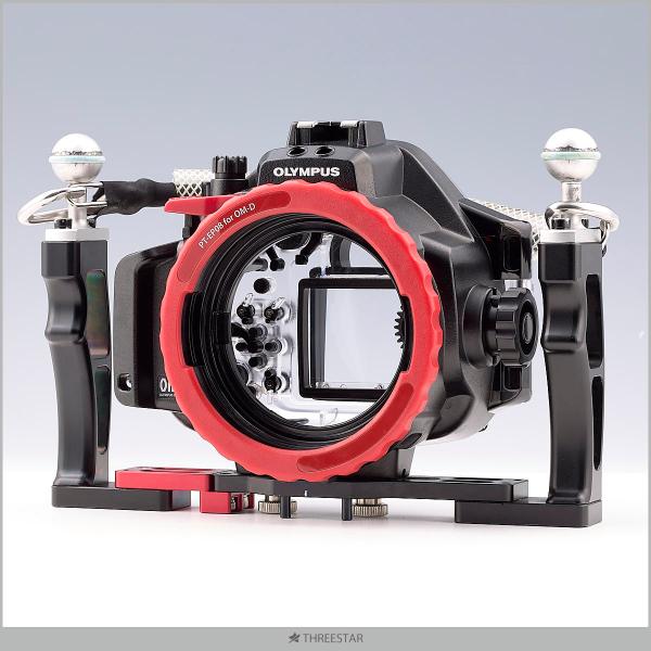 OLYMPUS PT-EP08 おまけアームセット E-M5用 防水プロテクター 耐圧