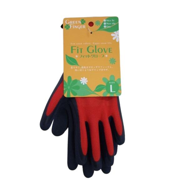2533　GREEN FINGER　フィットグローブ　背抜き手袋　天然ゴム　ガーデニング　川西工業　アウトレット