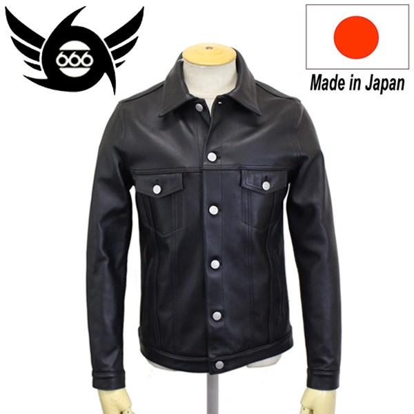 666 LEATHER WEAR LJM-19 シープスキン レザージーンジャケット 666 LEATHER WEAR LJM-19 シープスキン レザージーンジャケット