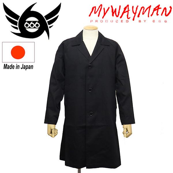 レインコート　コート 666 MY WAY MAN MYJ0004 マイウェイマン シングルブレイステッド