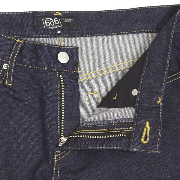 666 666 ORIGINAL STRETCH SLIM JEANS ストレッチデニム スリム 