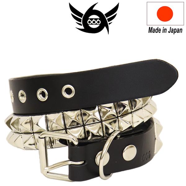 666 Studded Gear スタッデッドギア 2連ピラミッドスタッズ 666 Studded Gear スタッデッドギア 2連ピラミッドスタッズ