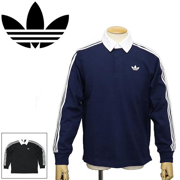 adidas Originals (アディダス) CI076 3-STRIPES RUGBY LONGSLEEVE