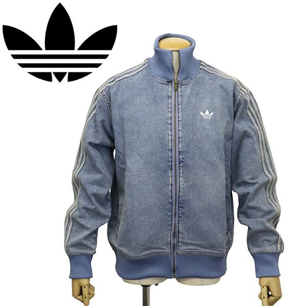 adidas (アディダス) DC091 KS4970 LIGHT WASH DENIM FIREBIRD TRACK TOP トラックトップ ウォーンブルーデニム AD384