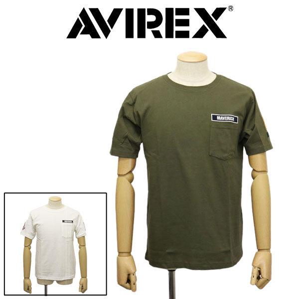 AVIREX (アヴィレックス) 6103559 TOP GUN MAVERICK POCKET TEE トップ 
