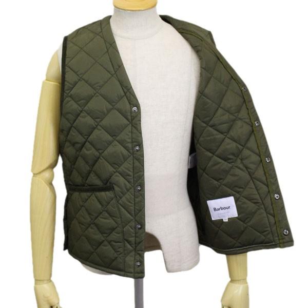BARBOUR (バブアー バブワー) 43639075 QUILT VEST キルトベスト OLIVE BBR010 bbr43639