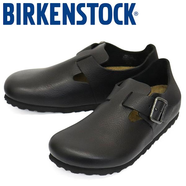 BIRKENSTOCK (ビルケンシュトック) 1030176 LONDON WB ロンドン ワイヤーバックル ナチュラルレザーシューズ VINTAGE WOOD BLACK レギュラー BI523
