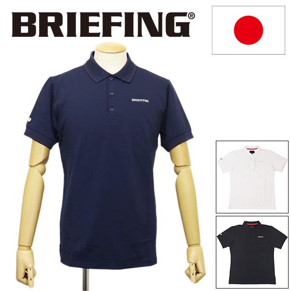 ゴルフ BRIEFING GOLF ブリーフィングゴルフMS BASIC POLO黒XL