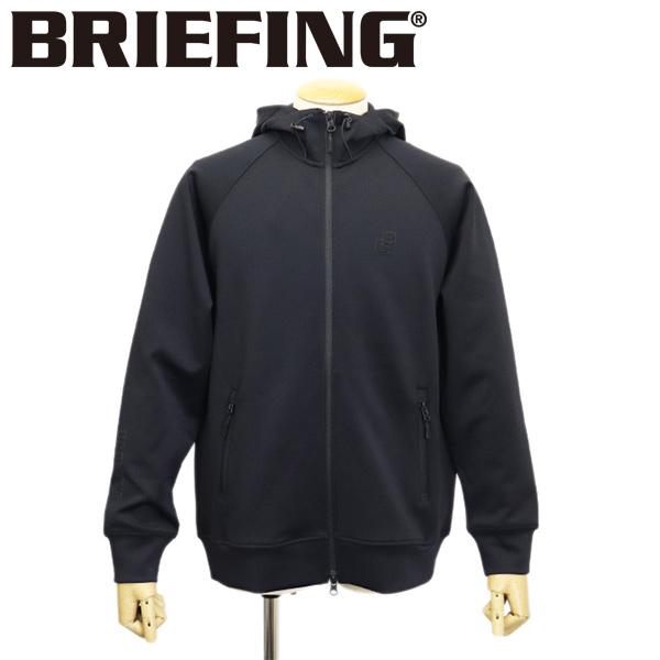 BRIEFING (ブリーフィング) BRG263M22 MS STITCHED 3D LOGO PARKA メンズ ステッチド3Dロゴパーカー 010BLACK BR789