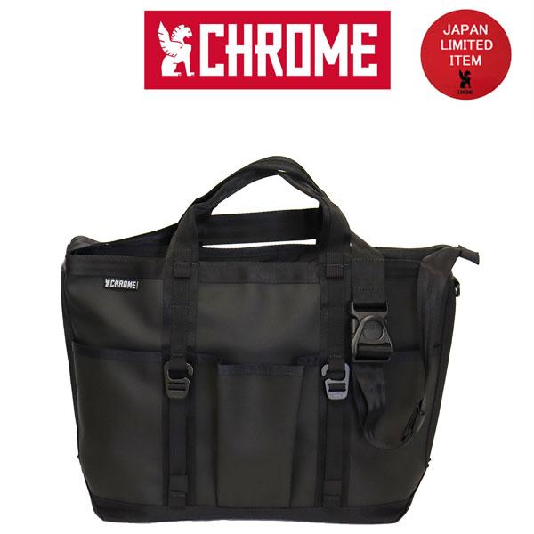 日本限定 CHROME (クローム クロム) JP240MTBK GROCERY TOTE MSNGR 15L グローサリー トート メッセンジャーバッグ MATT BLACK CH388