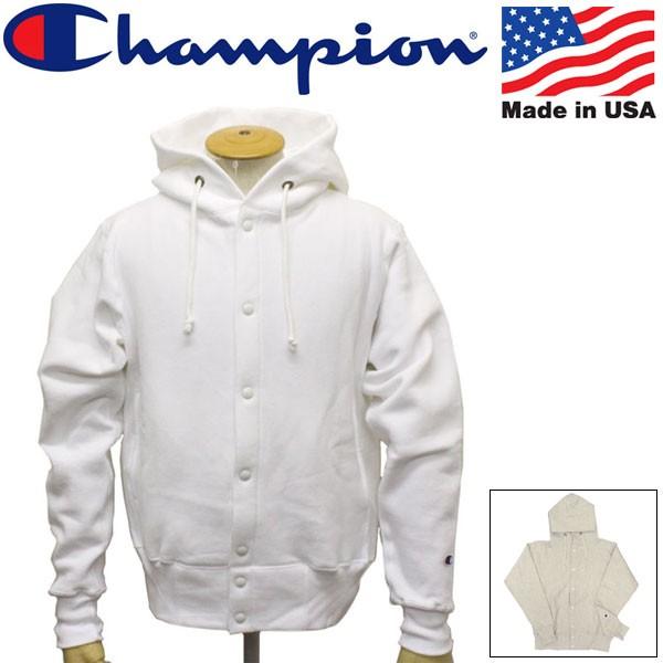 Champion (�`�����s�I��) C5-E103 Reverse Weave SNAP HOODED SWEAT SHIRT ���o�[�X�E�B�[�u �X�i�b�v �t�[�h�X�E�F�b�g�V���c �A�����J�� 2�F CN037