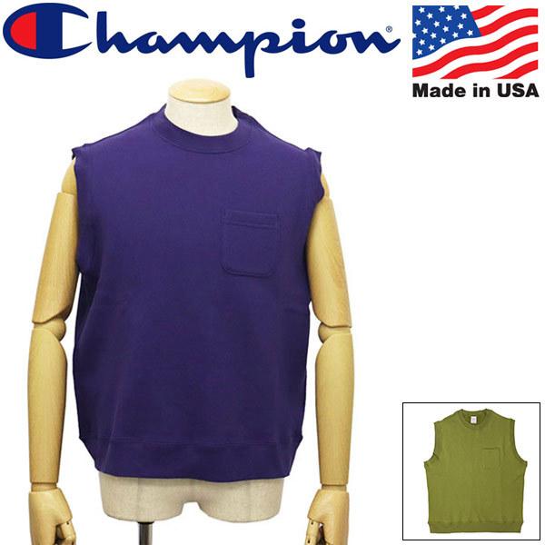 Champion（チャンピオン） sale セール C5-V001 SLEEVELESS SWEARSHIRT 