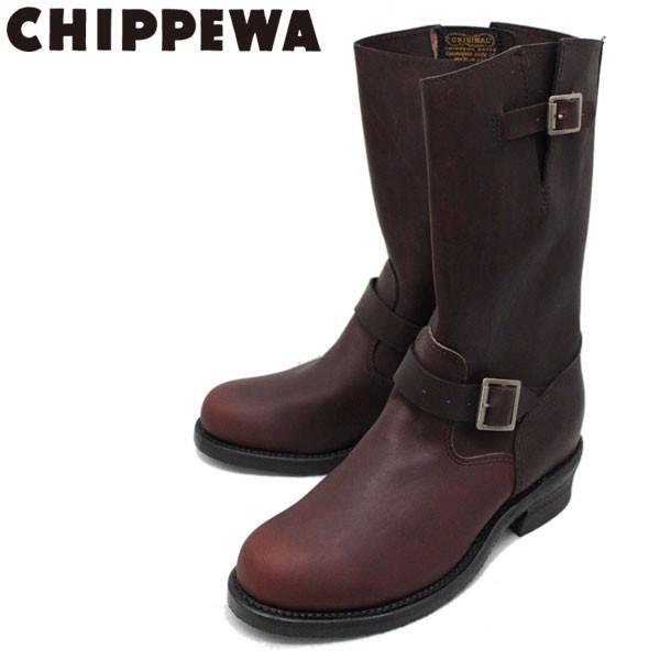 CHIPPEWA (チペワ) 1940 11inch ORIGINAL ENGINEER BOOTS 11インチ プレーントゥ エンジニアブーツ  BURGUNDY