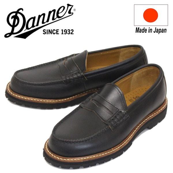DANNER (ダナー) D216213 BLAINE LOAFER ローファー レザーシューズ BLACK 日本製