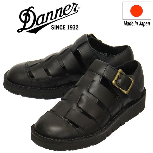 DANNER(ダナー) D217010 Pittock Gurukha Flex ピトック グルカ フレックス レザーシューズ Black 日本製