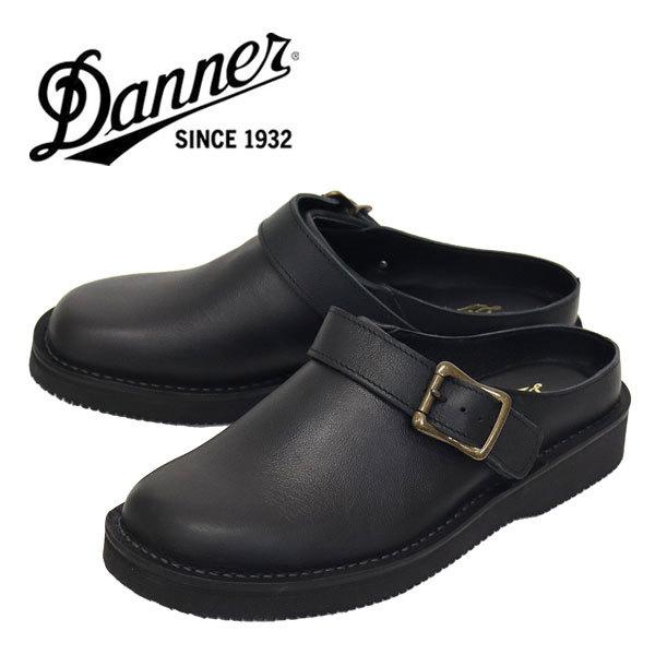 Danner D810728ブラック クロッグサンダル Danner（ダナー） D810728 Pittock Clog ピトック クロッグ レザー