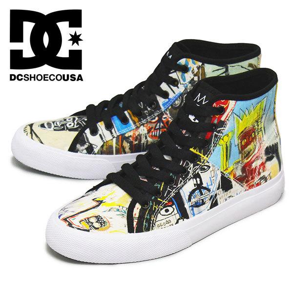 DC SHOES (ディーシーシューズ) DM214104 BASQ MANUAL HI バスキア ハイカット スニーカー MULTI DC006