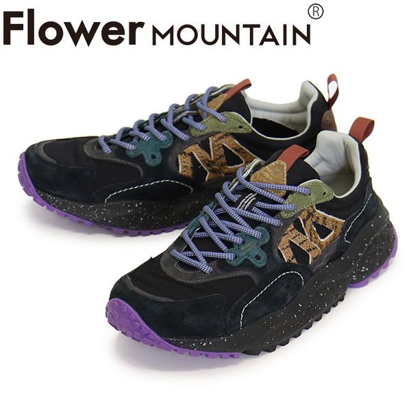 Flower MOUNTAIN(フラワーマウンテン) FM127018 SOLIN スニーカー Black/Gray/Green FM093