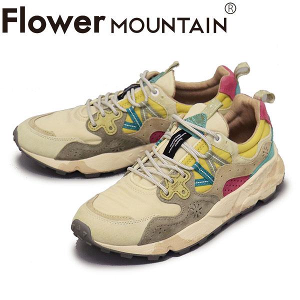 Flower MOUNTAIN(フラワーマウンテン) FM63833 YAMANO3 スニーカー Vanilla/Pink FM075