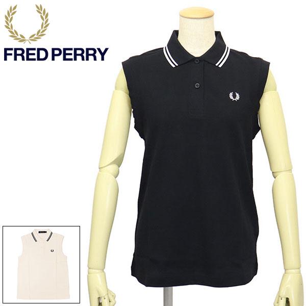 FRED PERRY スリーブレス ポロシャツ レディース FP549 10 FRED PERRY スリーブレス ポロシャツ レディース FP549 10 FRED PERRY