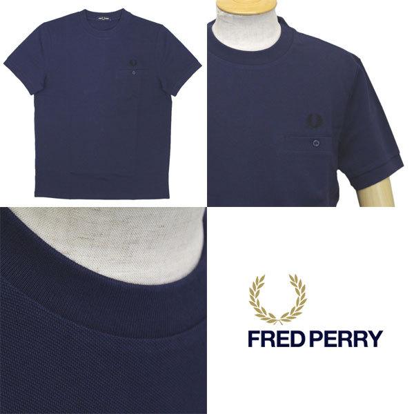 FRED PERRY（フレッドペリー） M8531 POCKET DETAIL PIQUE T-SHIRT