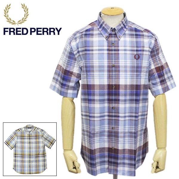 FRED PERRY (フレッドペリー) M8581 TARTAN SHIRT タータンチェック 