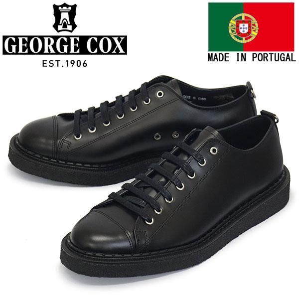 GEORGE COX (ジョージコックス) UTILITY MONKEY SHOE ラバーソール レザーシューズ 040 BLACK GEORGE COX (ジョージコックス) UTILITY MONKEY SHOE ラバーソール レザーシューズ 040 BLACK
