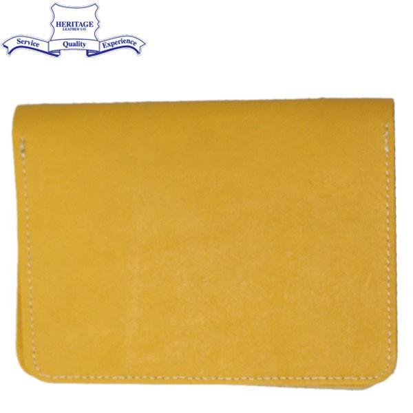 HERITAGE LEATHER CO.(�w���e�[�W���U�[) NO.7925 Passport Case (�p�X�|�[�g�P�[�X) Yellow HL195