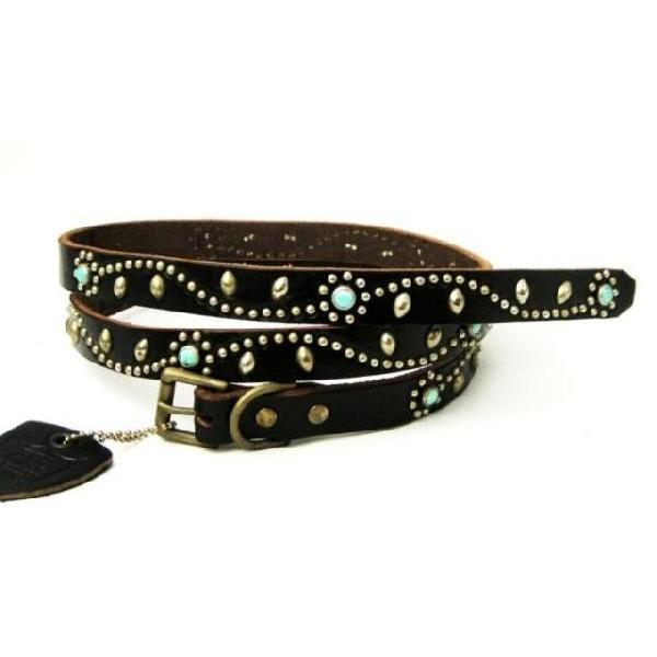 HTC SN-32-TQ Turquoise Narrow Studs Belt(ターコイズナロースタッズ