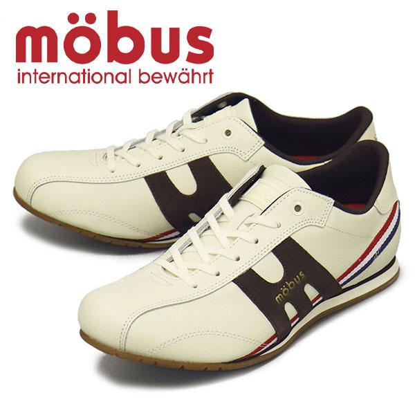 sale セール mobus (モーブス) M-2107T-1371 NEW DINKEL ニューディンケル レザースニーカー CREAM/D.BRW MBS010