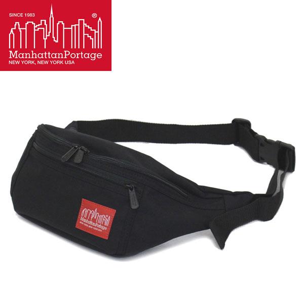 ManhattanPortage (}nb^|[e[W) 1101 ALLEYCAT WAIST BAG EGXgobO BLACK MP001